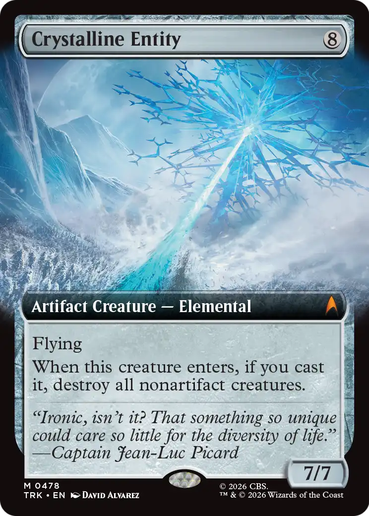 Crystalline Entity (Extended Art) [Star Trek] | Shuffle n Cut Hobbies & Games