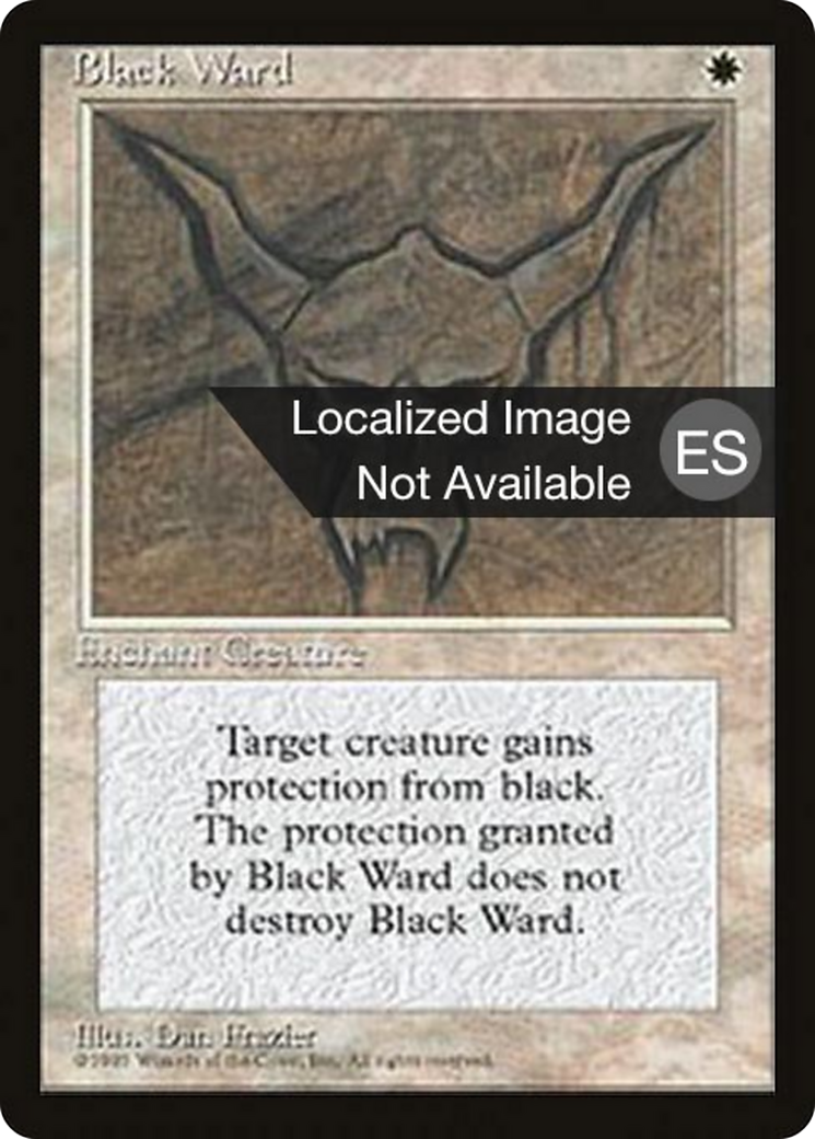 Black Ward [Fourth Edition Foreign Black Border] | Shuffle n Cut Hobbies & Games