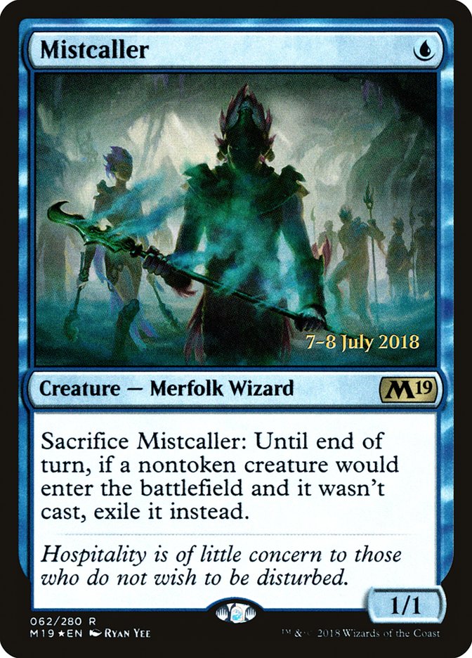 Mistcaller [Core Set 2019 Prerelease Promos] | Shuffle n Cut Hobbies & Games