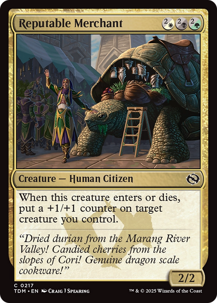 Reputable Merchant [Tarkir: Dragonstorm] | Shuffle n Cut Hobbies & Games