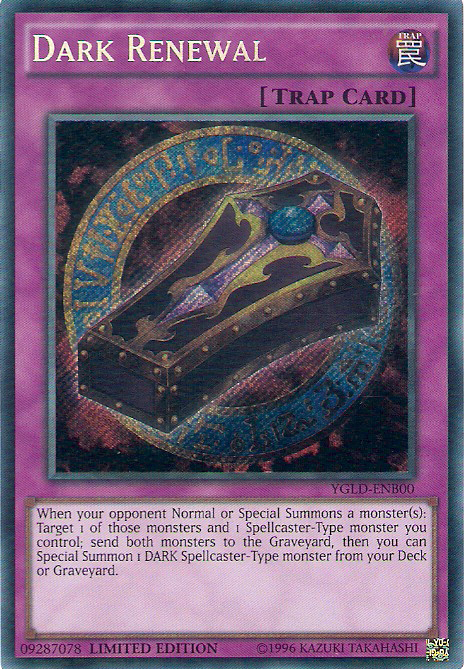 Dark Renewal [YGLD-ENB00] Secret Rare | Shuffle n Cut Hobbies & Games