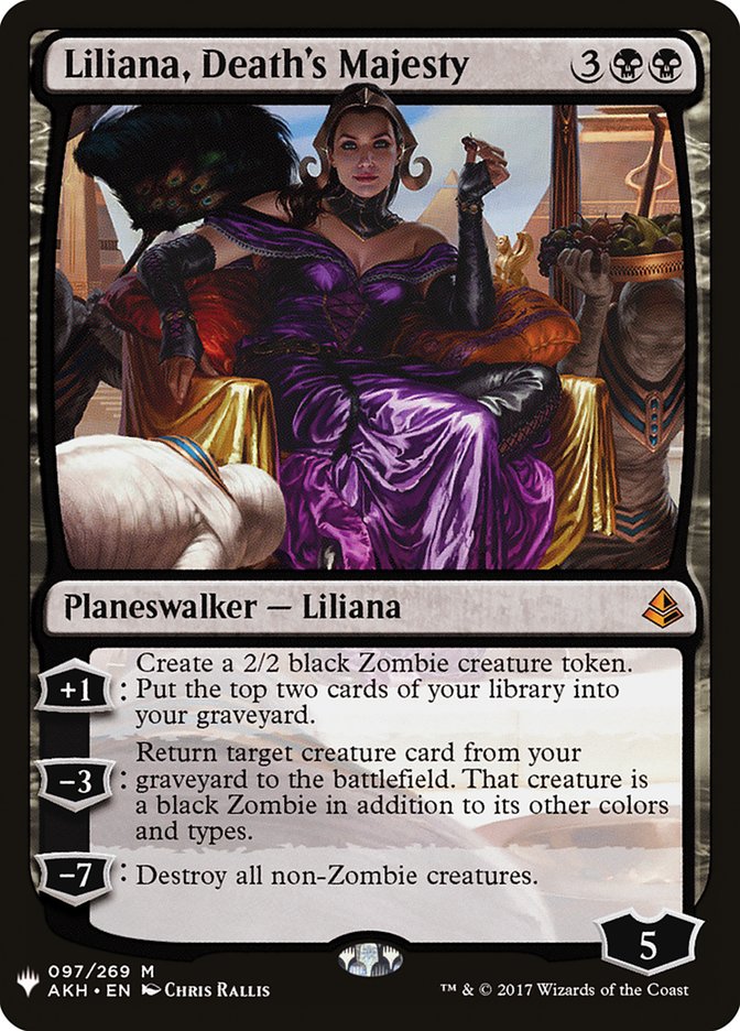Liliana, Death's Majesty [The List] | Shuffle n Cut Hobbies & Games