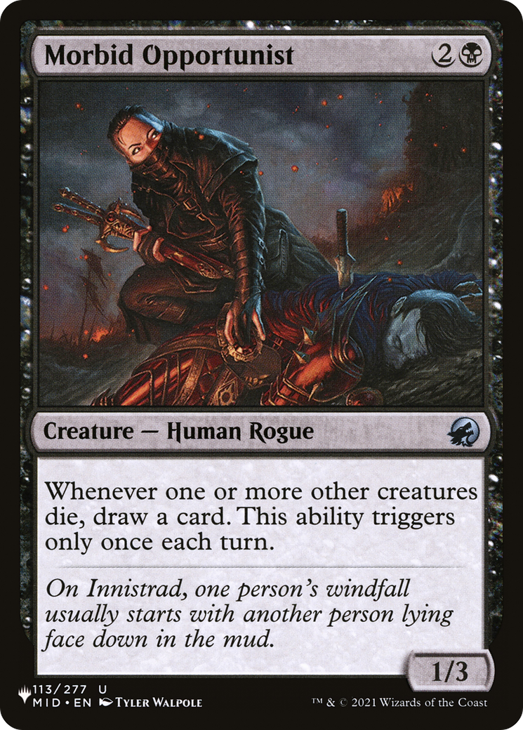 Morbid Opportunist [The List] | Shuffle n Cut Hobbies & Games