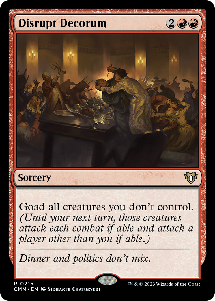 Disrupt Decorum [Commander Masters] | Shuffle n Cut Hobbies & Games