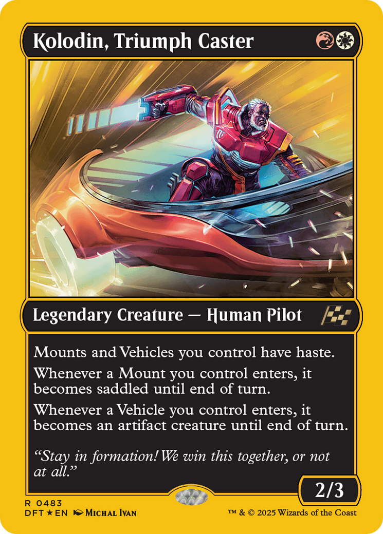 Kolodin, Triumph Caster (First-Place Foil) [Aetherdrift] | Shuffle n Cut Hobbies & Games