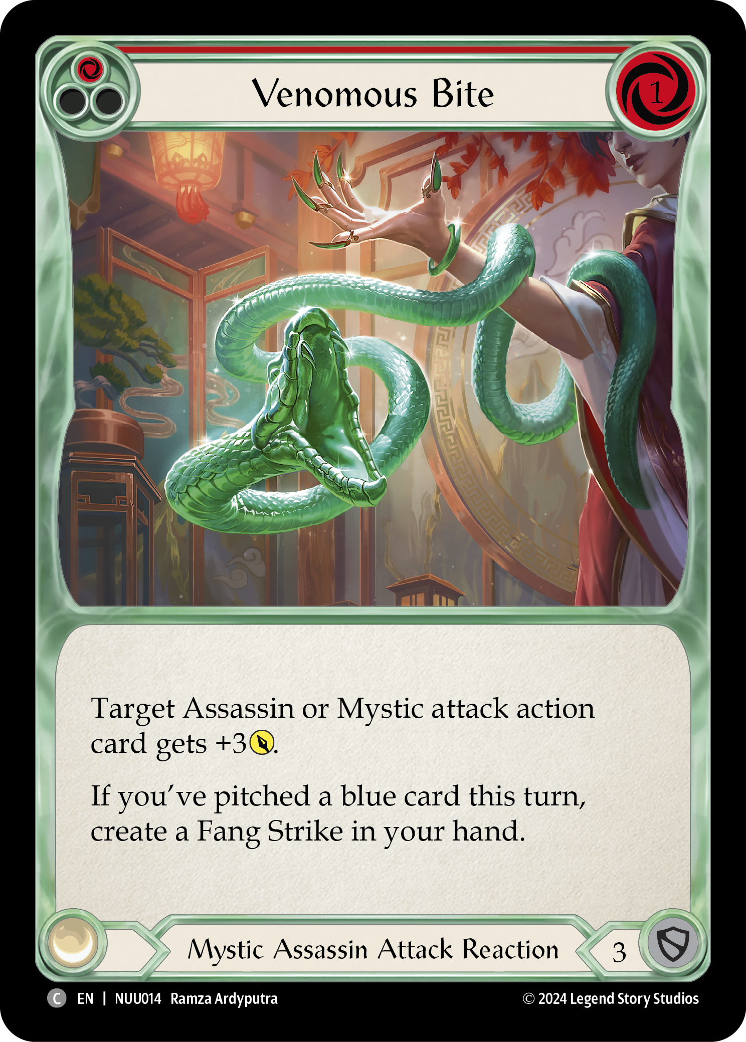 Venomous Bite [NUU014] (Part the Mistveil Nuu Blitz Deck) | Shuffle n Cut Hobbies & Games