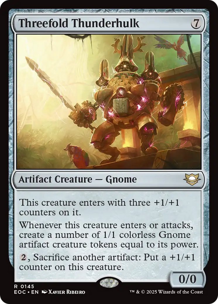 Threefold Thunderhulk [Edge of Eternities Commander] | Shuffle n Cut Hobbies & Games