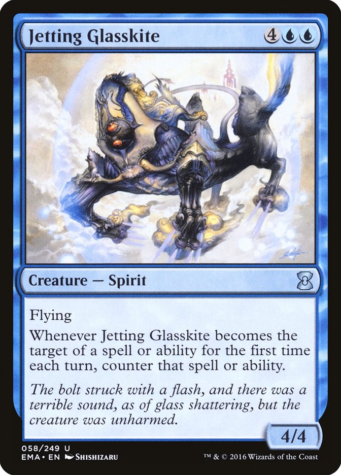 Jetting Glasskite [Eternal Masters] | Shuffle n Cut Hobbies & Games