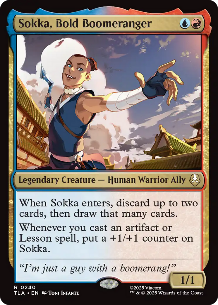Sokka, Bold Boomeranger [Avatar: The Last Airbender] | Shuffle n Cut Hobbies & Games