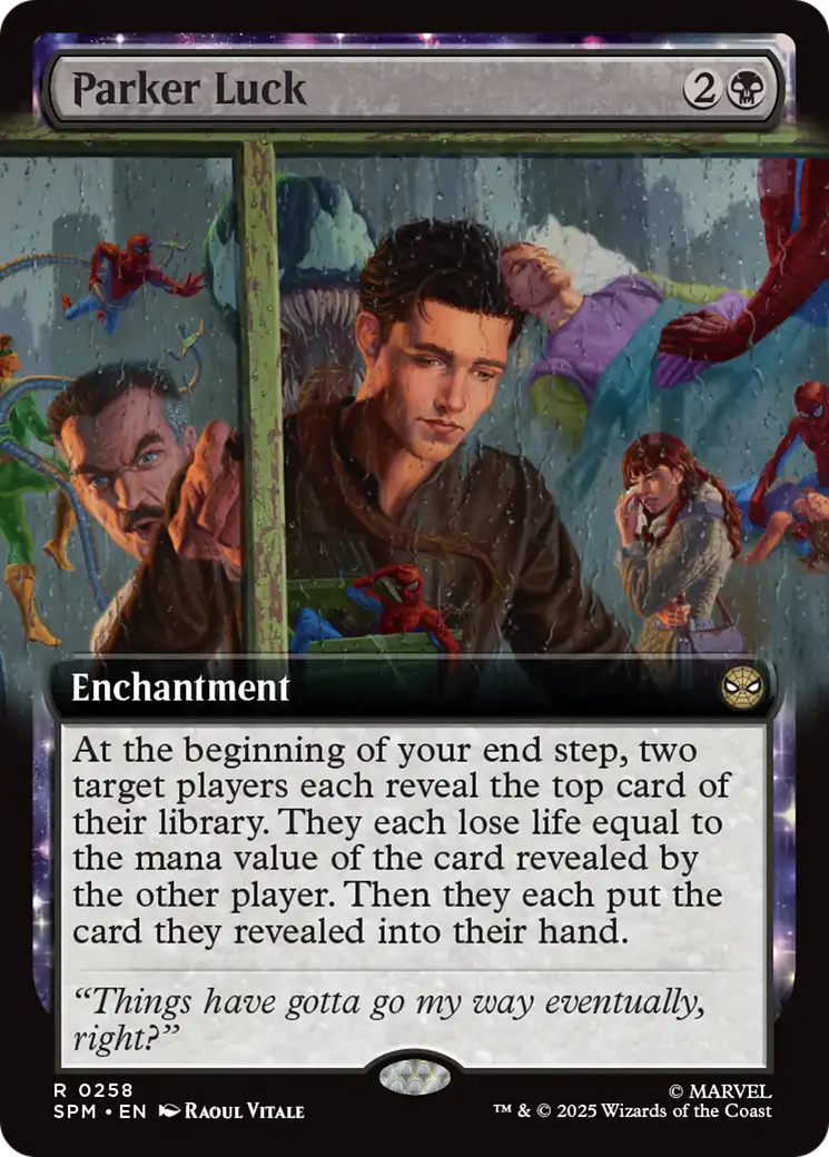 Parker Luck (Extended Art) [Marvel's Spider-Man] | Shuffle n Cut Hobbies & Games