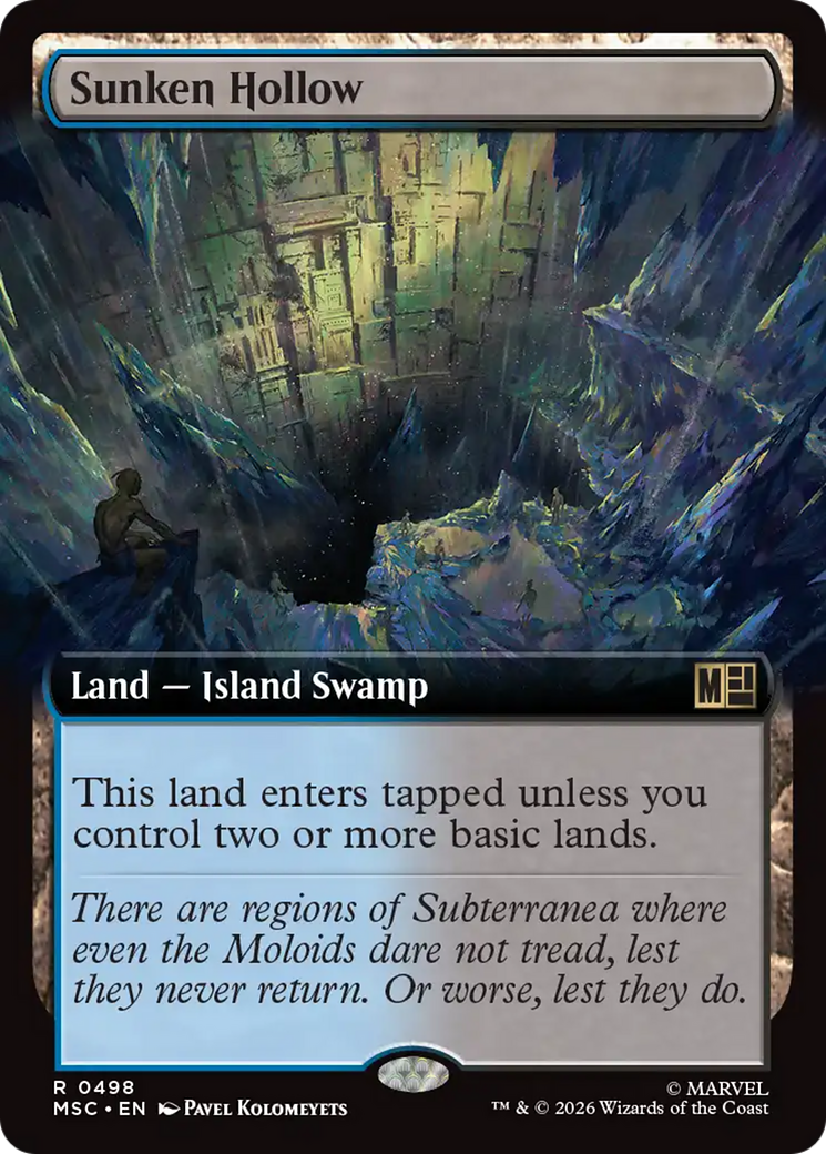 Sunken Hollow (Extended Art) [Marvel Super Heroes Commander] | Shuffle n Cut Hobbies & Games