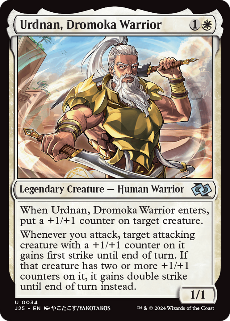 Urdnan, Dromoka Warrior (Anime) [Foundations Jumpstart] | Shuffle n Cut Hobbies & Games
