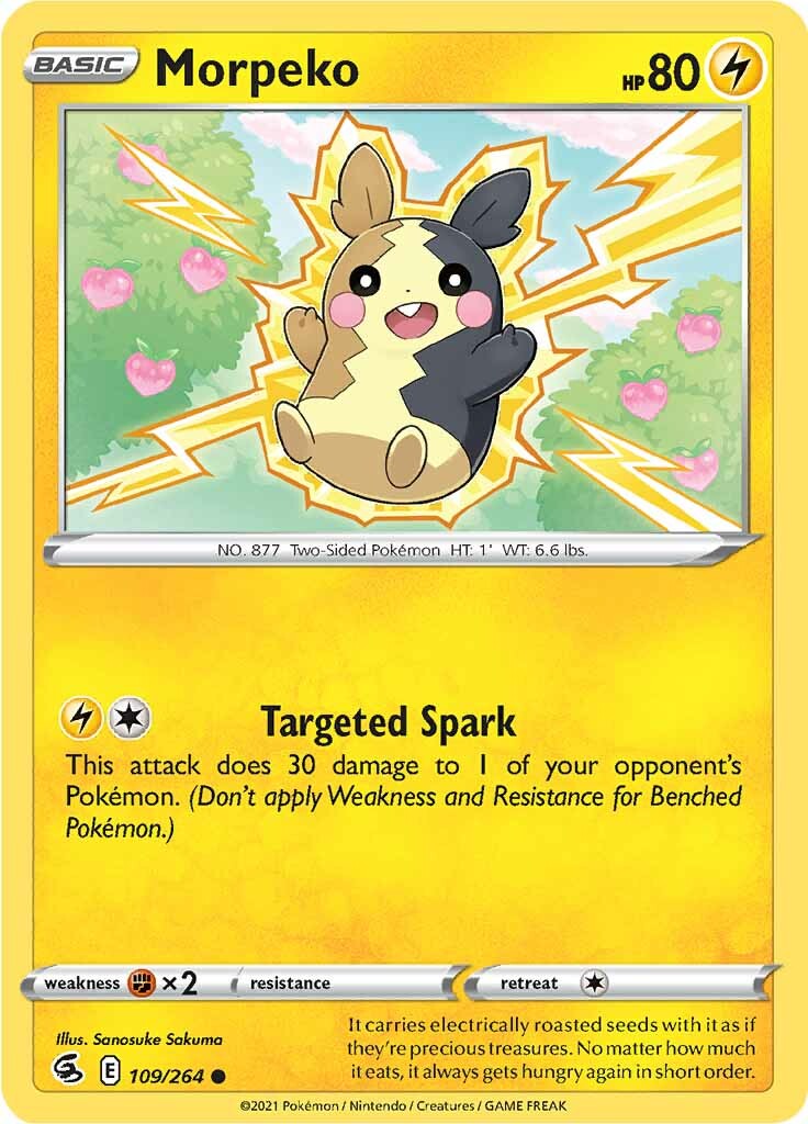 Morpeko (109/264) [Sword & Shield: Fusion Strike] | Shuffle n Cut Hobbies & Games