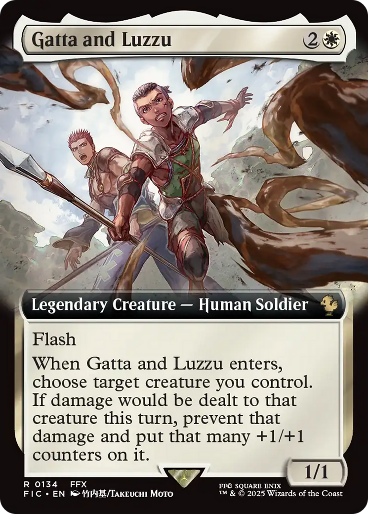 Gatta and Luzzu (Extended Art) [FINAL FANTASY Commander] | Shuffle n Cut Hobbies & Games