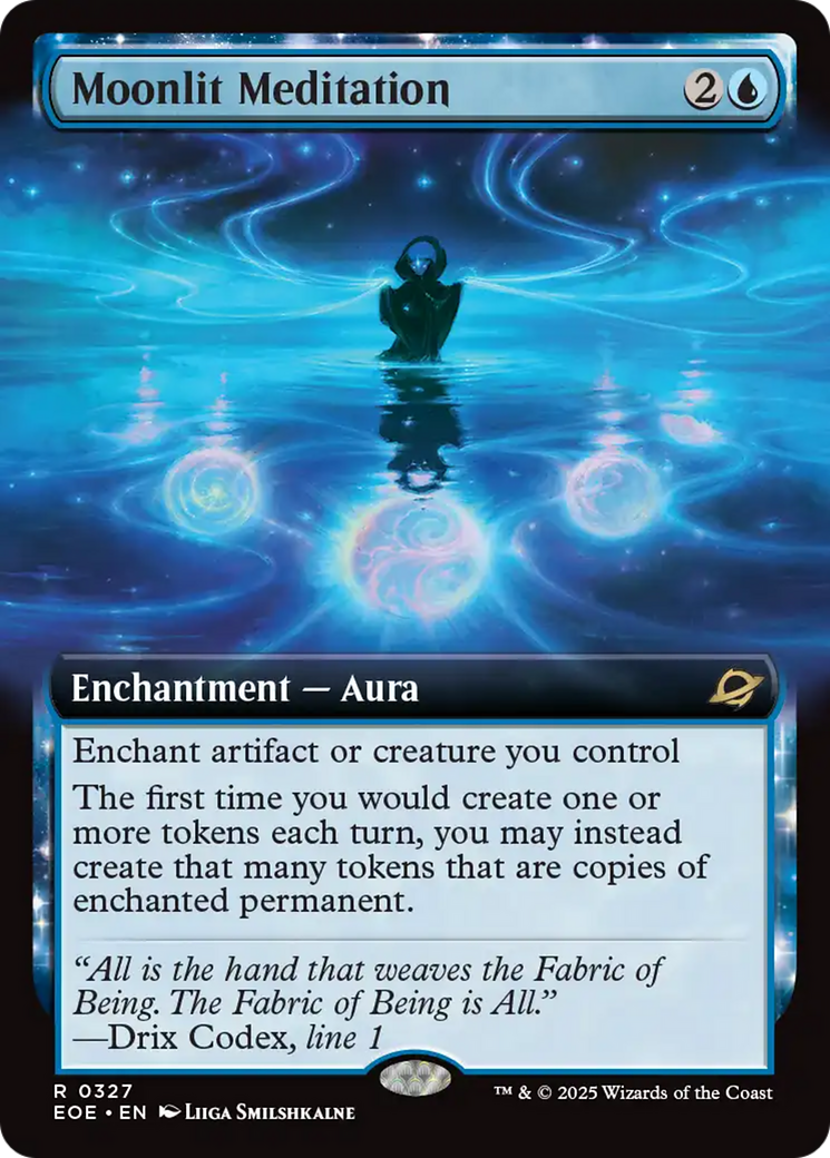 Moonlit Meditation (Extended Art) [Edge of Eternities] | Shuffle n Cut Hobbies & Games
