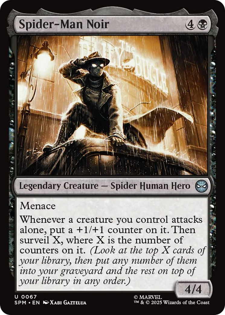Spider-Man Noir [Marvel's Spider-Man] | Shuffle n Cut Hobbies & Games