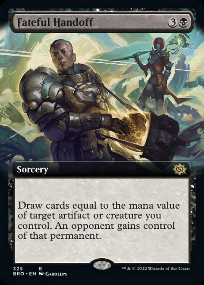 Fateful Handoff (Extended Art) [The Brothers' War] | Shuffle n Cut Hobbies & Games