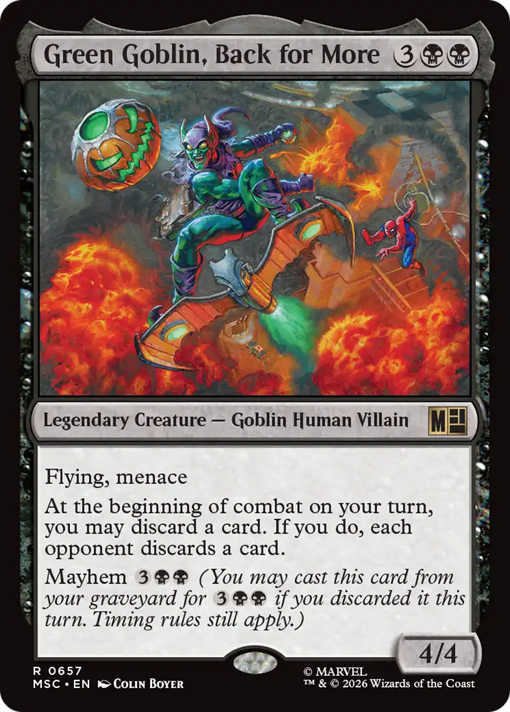 Green Goblin, Back for More [Marvel Super Heroes Commander] | Shuffle n Cut Hobbies & Games