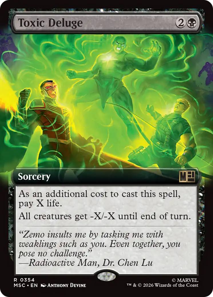 Toxic Deluge (Extended Art) [Marvel Super Heroes Commander] | Shuffle n Cut Hobbies & Games