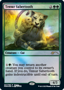 Temur Sabertooth [Year of the Tiger 2022] | Shuffle n Cut Hobbies & Games