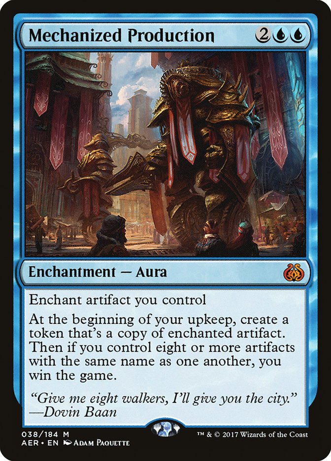 Mechanized Production [Aether Revolt] | Shuffle n Cut Hobbies & Games