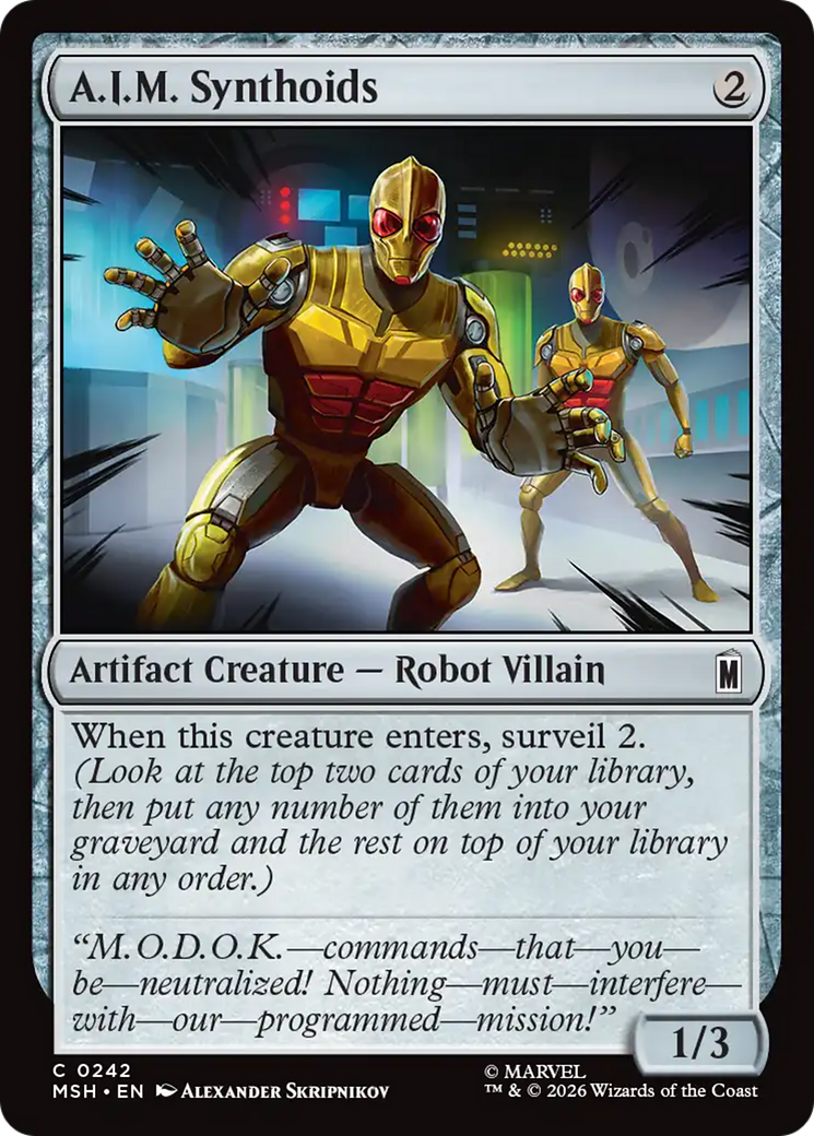 A.I.M. Synthoids [Marvel Super Heroes] | Shuffle n Cut Hobbies & Games