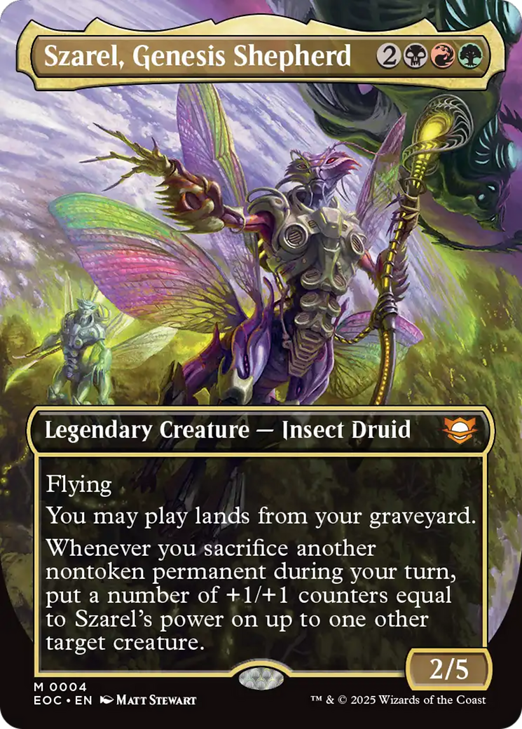 Szarel, Genesis Shepherd (Borderless) [Edge of Eternities Commander] | Shuffle n Cut Hobbies & Games