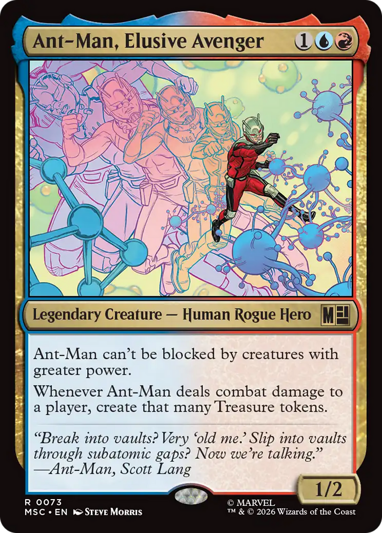 Ant-Man, Elusive Avenger (Surge Foil) [Marvel Super Heroes Commander] | Shuffle n Cut Hobbies & Games