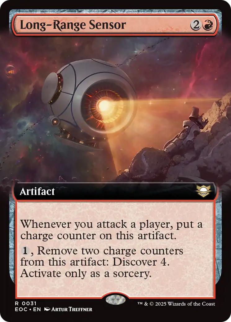 Long-Range Sensor (Extended Art) [Edge of Eternities Commander] | Shuffle n Cut Hobbies & Games