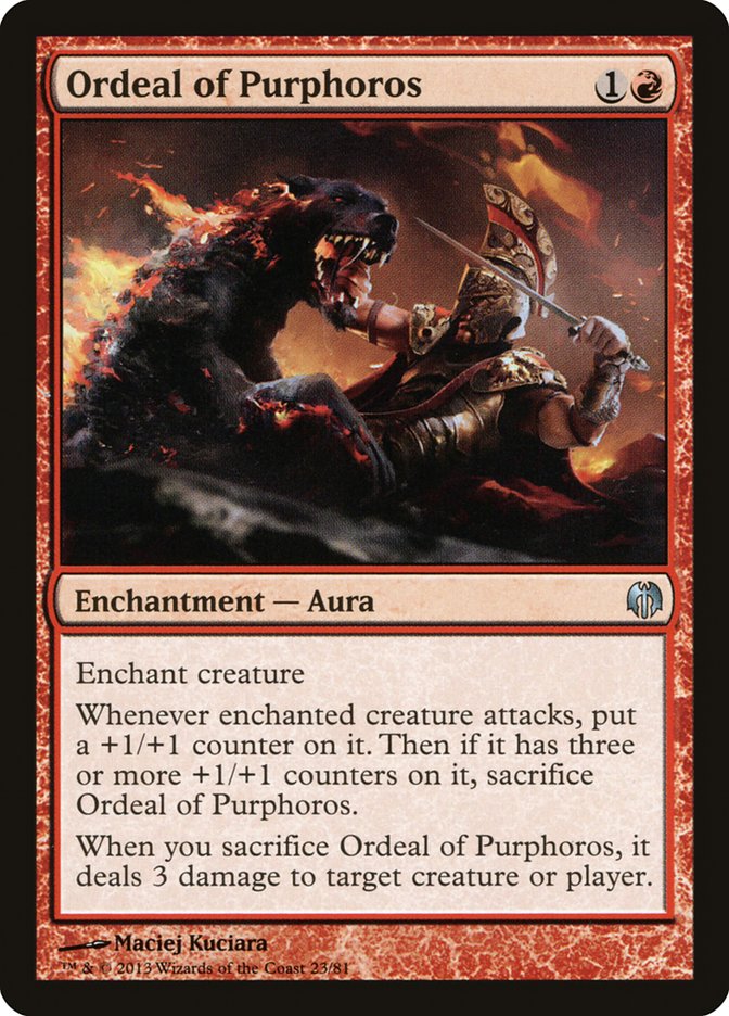 Ordeal of Purphoros [Duel Decks: Heroes vs. Monsters] | Shuffle n Cut Hobbies & Games