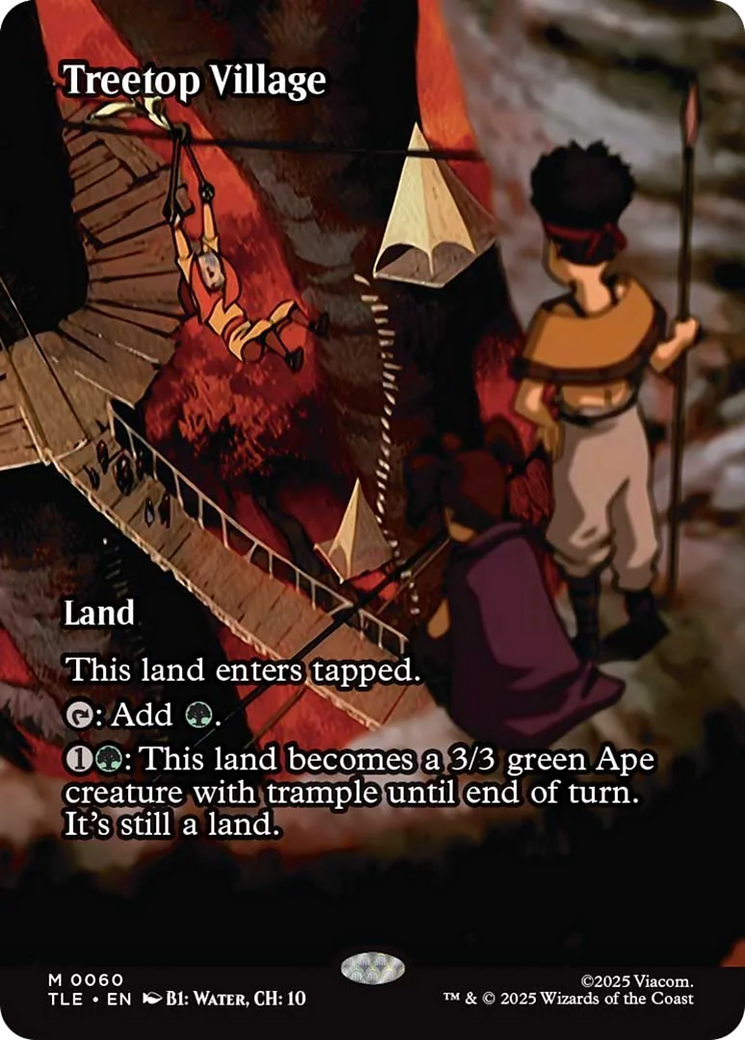 Treetop Village (Borderless) [Avatar: The Last Airbender: Eternal-Legal] | Shuffle n Cut Hobbies & Games
