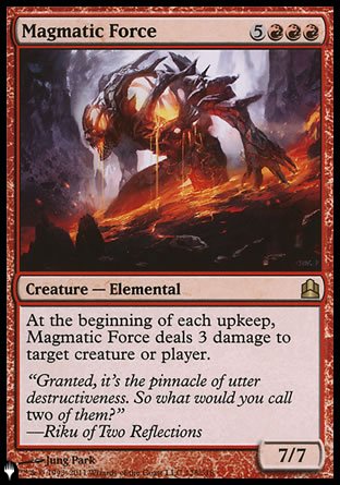 Magmatic Force [The List] | Shuffle n Cut Hobbies & Games