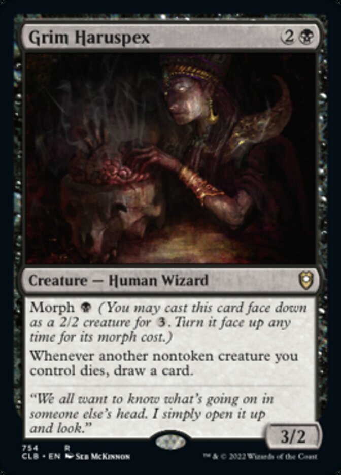 Grim Haruspex [Commander Legends: Battle for Baldur's Gate] | Shuffle n Cut Hobbies & Games