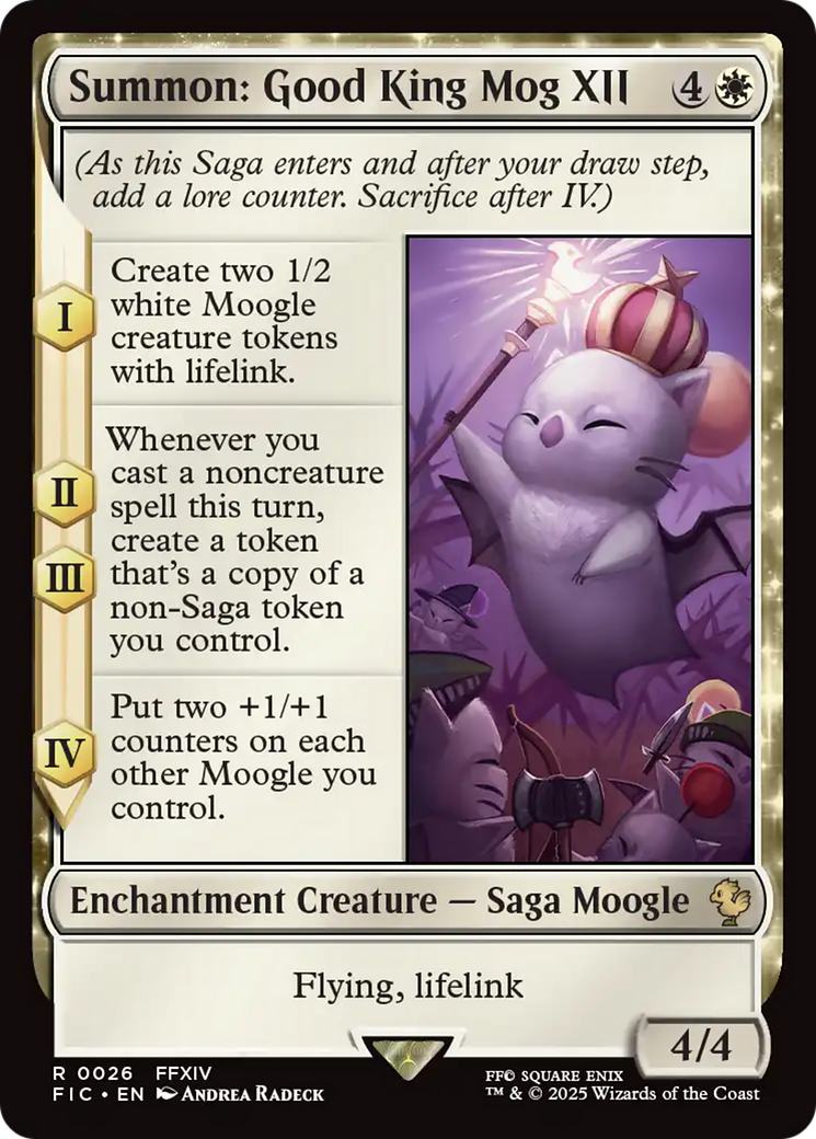 Summon: Good King Mog XII [FINAL FANTASY Commander] | Shuffle n Cut Hobbies & Games