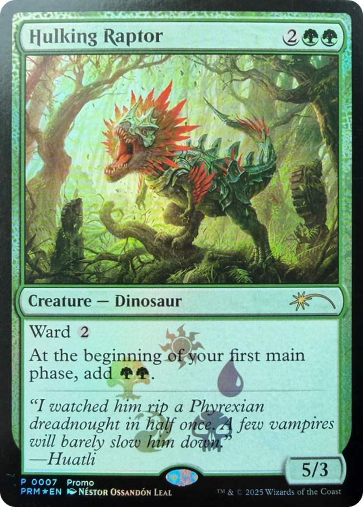 Hulking Raptor [Media Promos] | Shuffle n Cut Hobbies & Games
