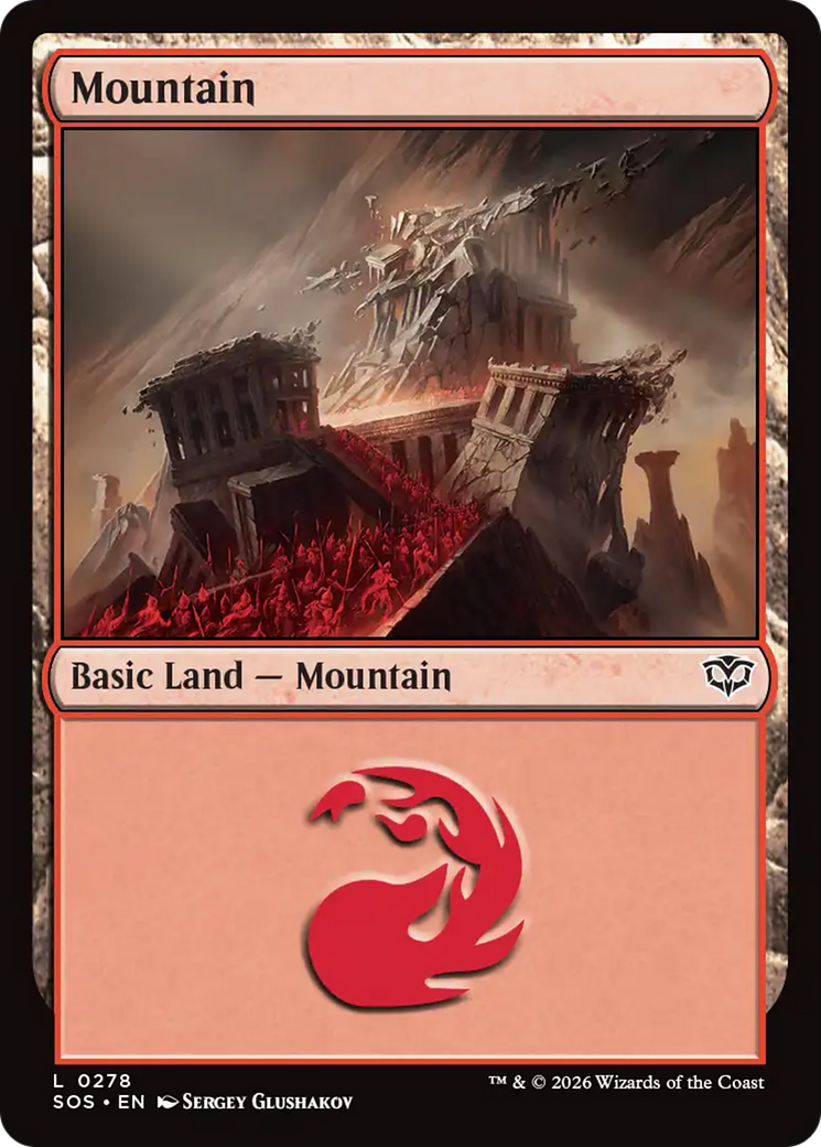 Mountain (0278) [Secrets of Strixhaven] | Shuffle n Cut Hobbies & Games