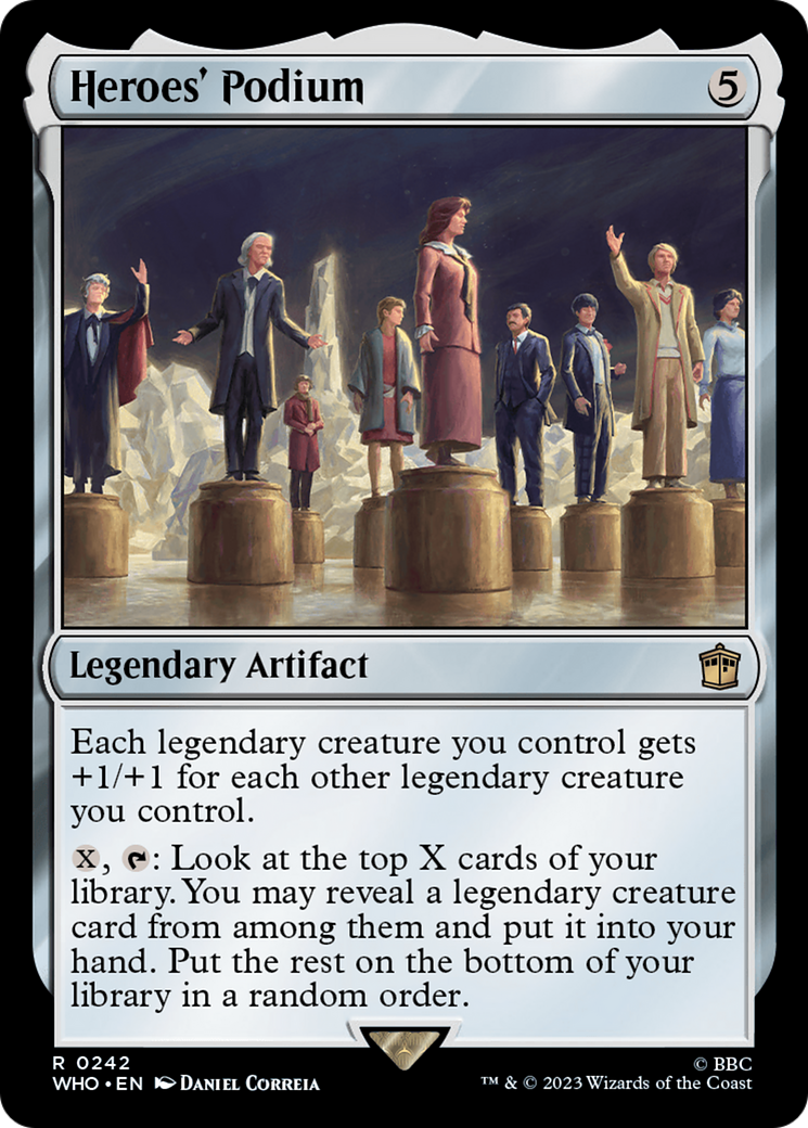 Heroes' Podium [Doctor Who] | Shuffle n Cut Hobbies & Games