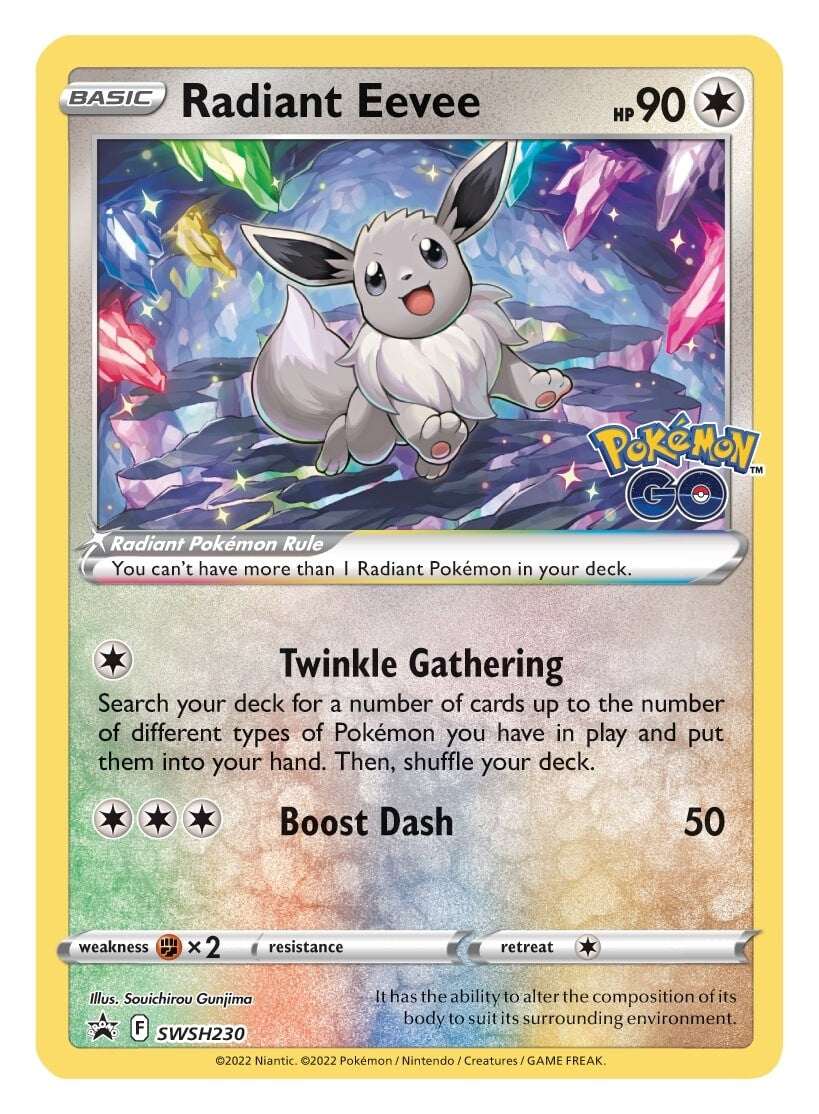 Radiant Eevee (SWSH230) [Sword & Shield: Black Star Promos] | Shuffle n Cut Hobbies & Games