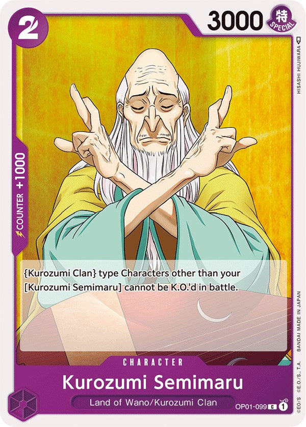 Kurozumi Semimaru [Romance Dawn] | Shuffle n Cut Hobbies & Games