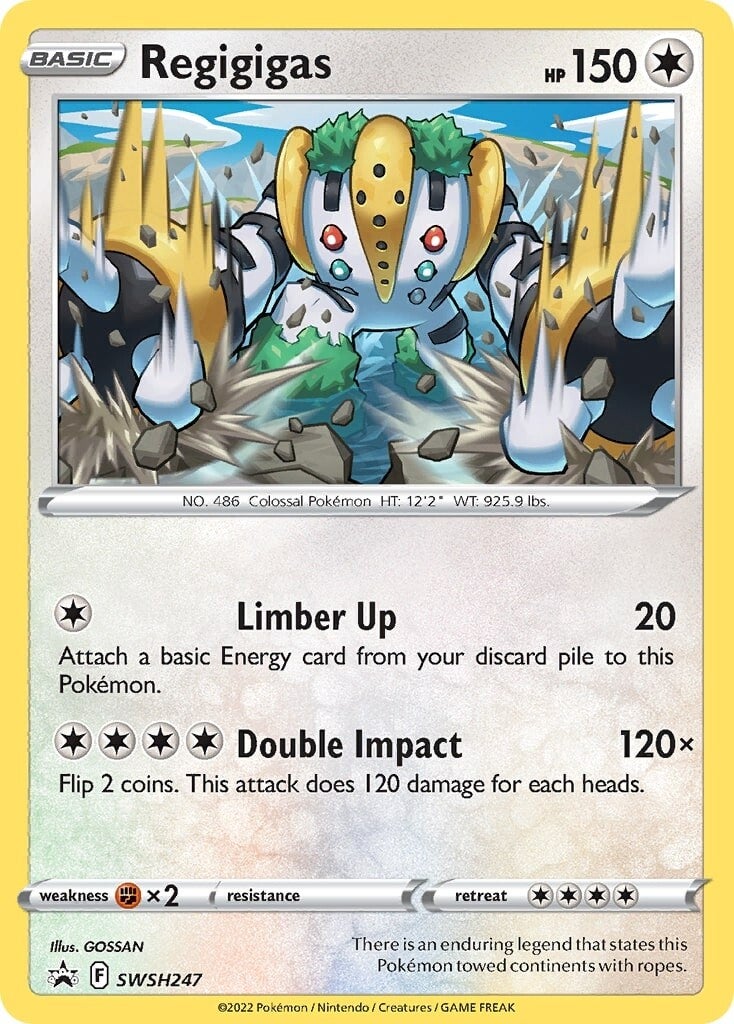 Regigigas (SWSH247) [Sword & Shield: Black Star Promos] | Shuffle n Cut Hobbies & Games