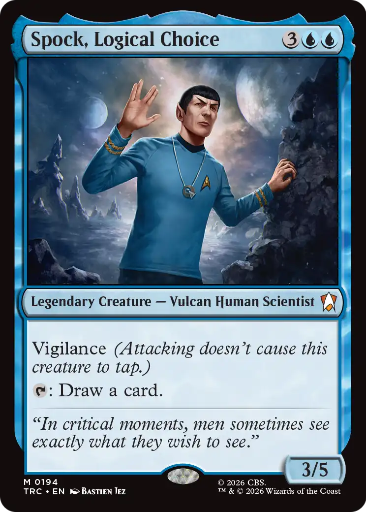 Spock, Logical Choice [Star Trek Commander] | Shuffle n Cut Hobbies & Games