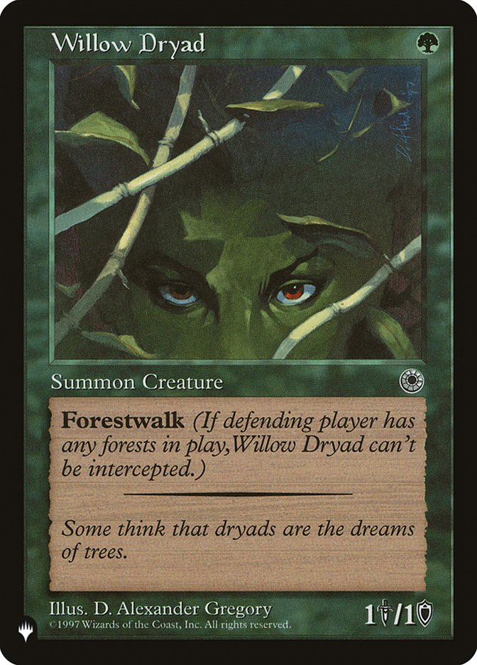 Willow Dryad [The List] | Shuffle n Cut Hobbies & Games