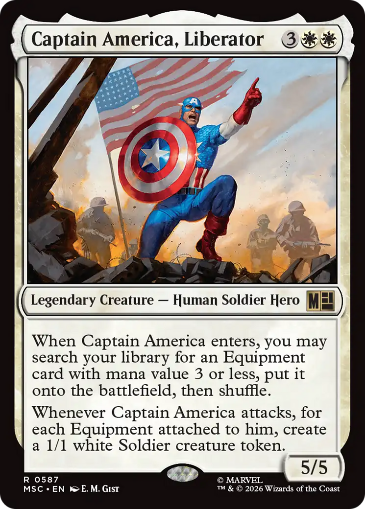Captain America, Liberator [Marvel Super Heroes Commander] | Shuffle n Cut Hobbies & Games