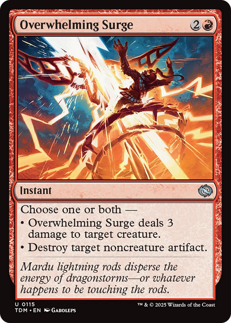 Overwhelming Surge [Tarkir: Dragonstorm] | Shuffle n Cut Hobbies & Games