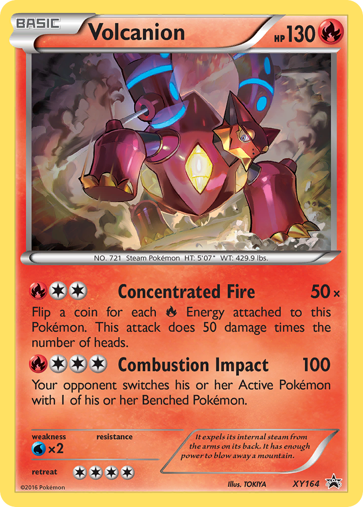 Volcanion (XY164) [XY: Black Star Promos] | Shuffle n Cut Hobbies & Games