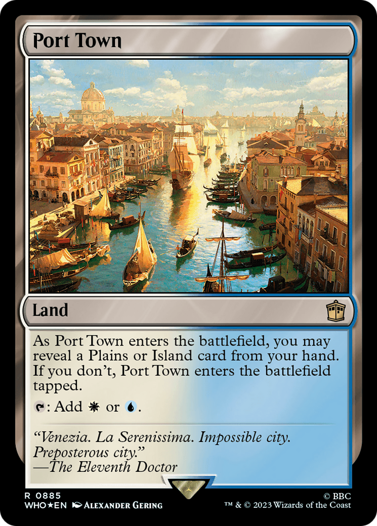 Port Town (Surge Foil) [Doctor Who] | Shuffle n Cut Hobbies & Games