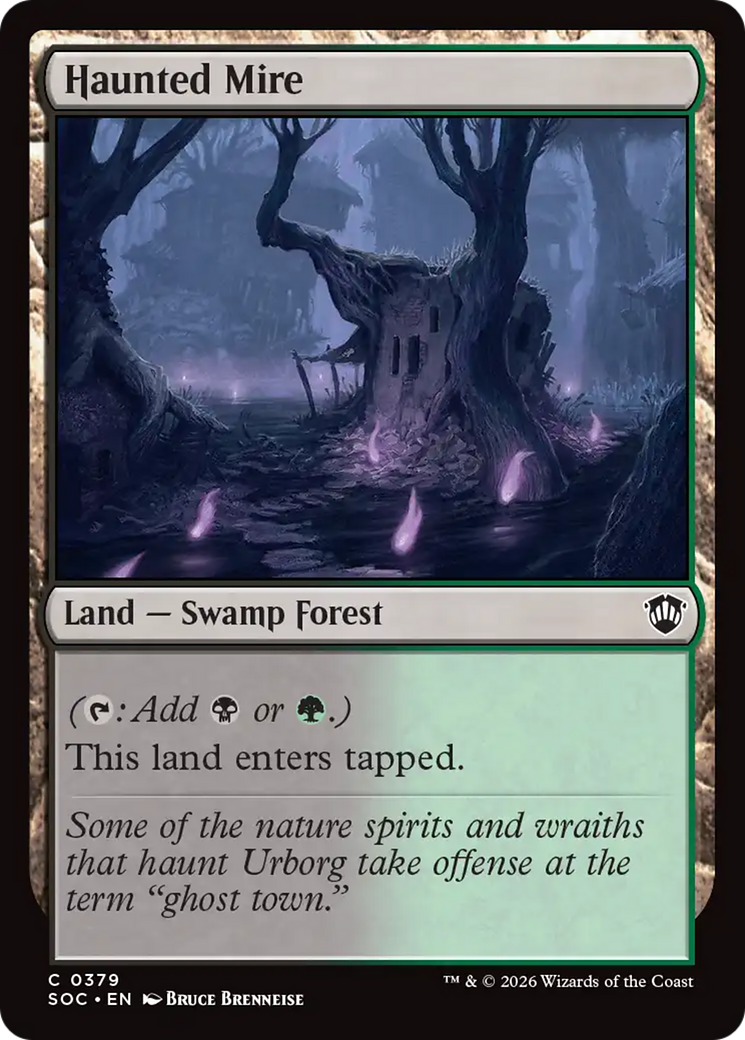 Haunted Mire [Secrets of Strixhaven Commander] | Shuffle n Cut Hobbies & Games