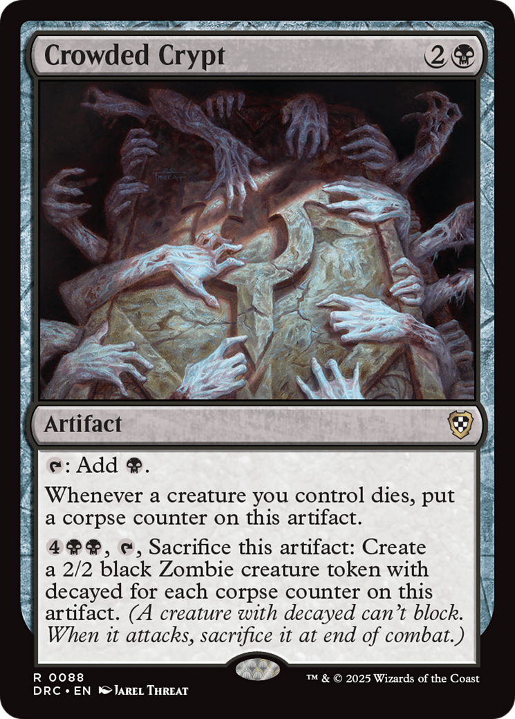 Crowded Crypt [Aetherdrift Commander] | Shuffle n Cut Hobbies & Games