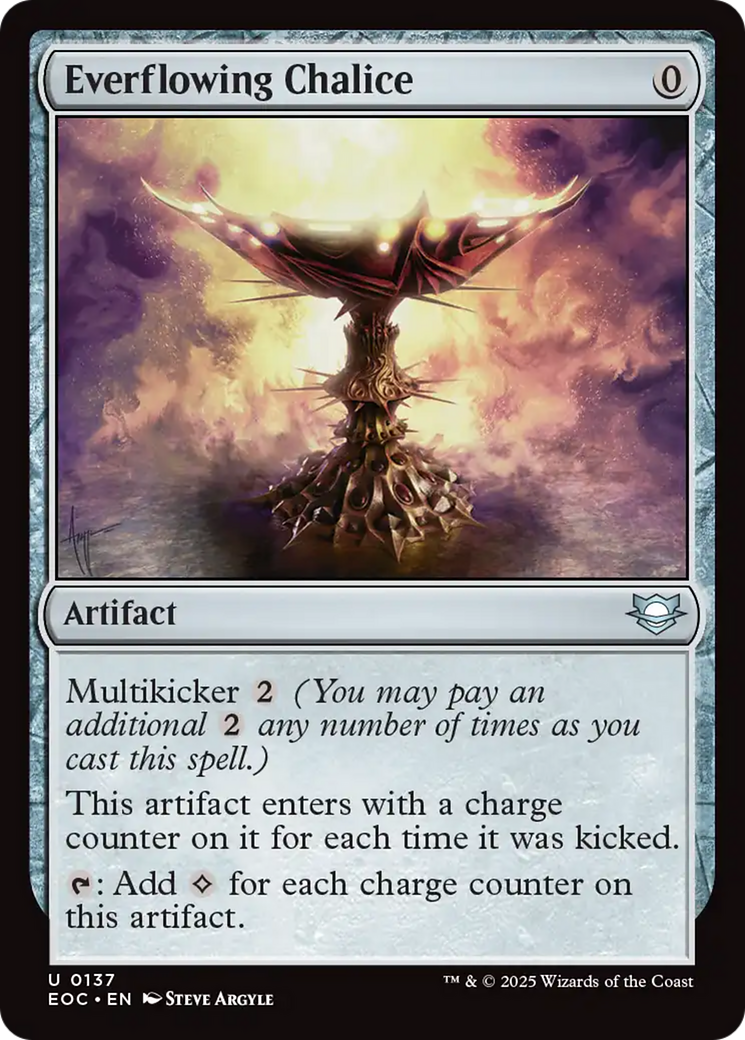 Everflowing Chalice [Edge of Eternities Commander] | Shuffle n Cut Hobbies & Games