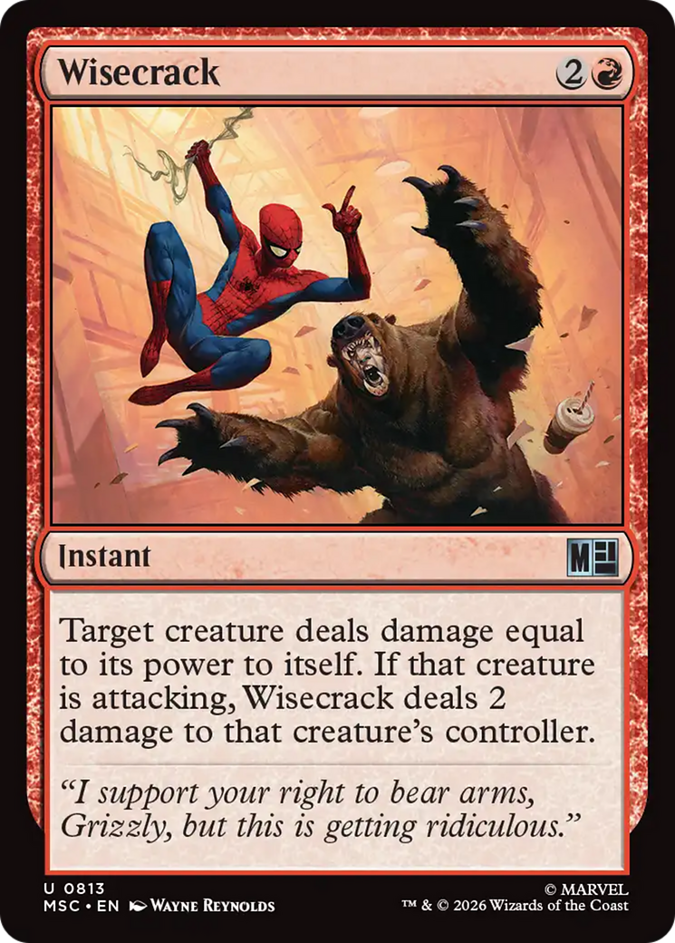 Wisecrack [Marvel Super Heroes Commander] | Shuffle n Cut Hobbies & Games